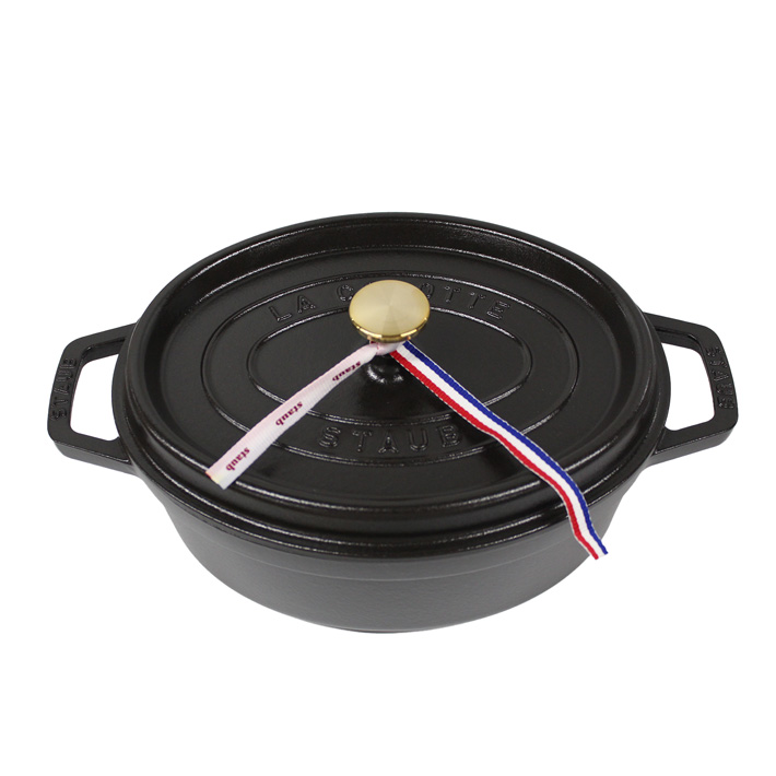 staub ストウブ OVAL COCOTTE ピコ ココット オーバル 27cm 鍋 ホーロー鍋 なべ 料理 キッチン用品 調理器具 ブラック 黒  グレー ホワイト 白 送料無料