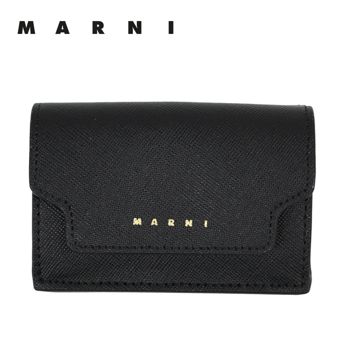 MARNI（マルニ） 並行輸入品 TRUNK TRI COLOR TRIFOLD WALLET トリ