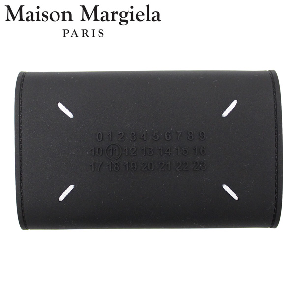 Maison Margiela / キーケース/レザー/BLK/メンズ/S55UA0026 P0322 並行輸入品 Maison Margiela メゾン マルジェラ Key Case キーケース