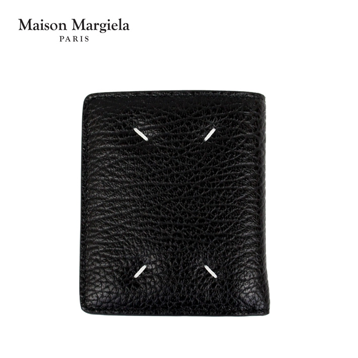 人気買付Maison Margiela/二つ折り(バイフォールド)ウォレット(モーブ 小物