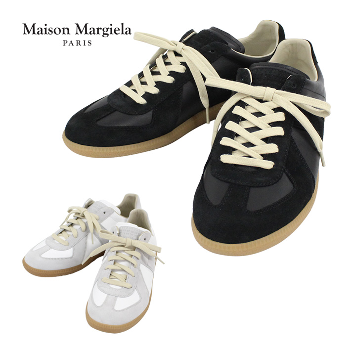 クーポン配布中！MAISON MARGIELA メゾンマルジェラ ジャーマントレーナー レプリカ REPLICA SNEAKERS スニーカー メンズ  靴 S57WS0236 P1895 H6851 101