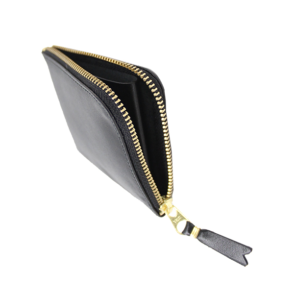 コムデギャルソン CLASSIC PLAIN SA3100 L字財布 ブラック Wallet COMME des GARCONS - コムデギャルソン L字型ZIP財布