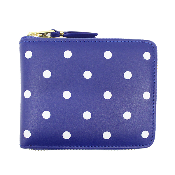 セール開催中！Wallet Comme des Garcons ウォレット コム デ ギャルソン CDG PLOKA DOTS PRINTED ポルカドット プリント SA7100PD 2つ折小銭入れ付き財布 財布