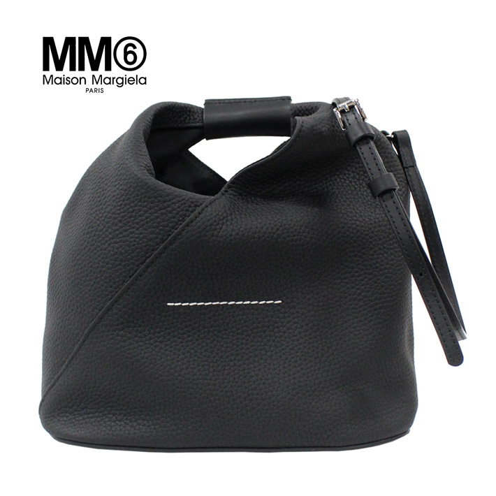 MM6 エムエムシックス マルジェラ JAPANESE BAG ジャパニーズ クロスボディバッグ SB6WD0026 P5691 T8013 ショルダーバッグ レザー 本革 黒 父の日｜zakka-tokia