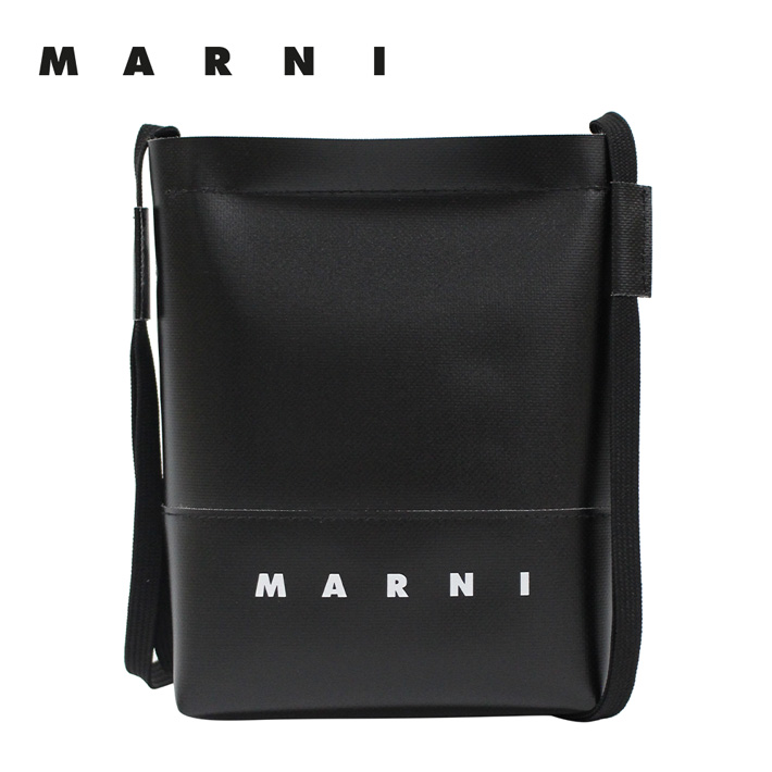 「MARNI」マルニ Black✖Beige 編み込み ロゴ スマホ ショルダー MARNI」マルニ Black✖Beige 編み込み ロゴ スマホ ショルダー