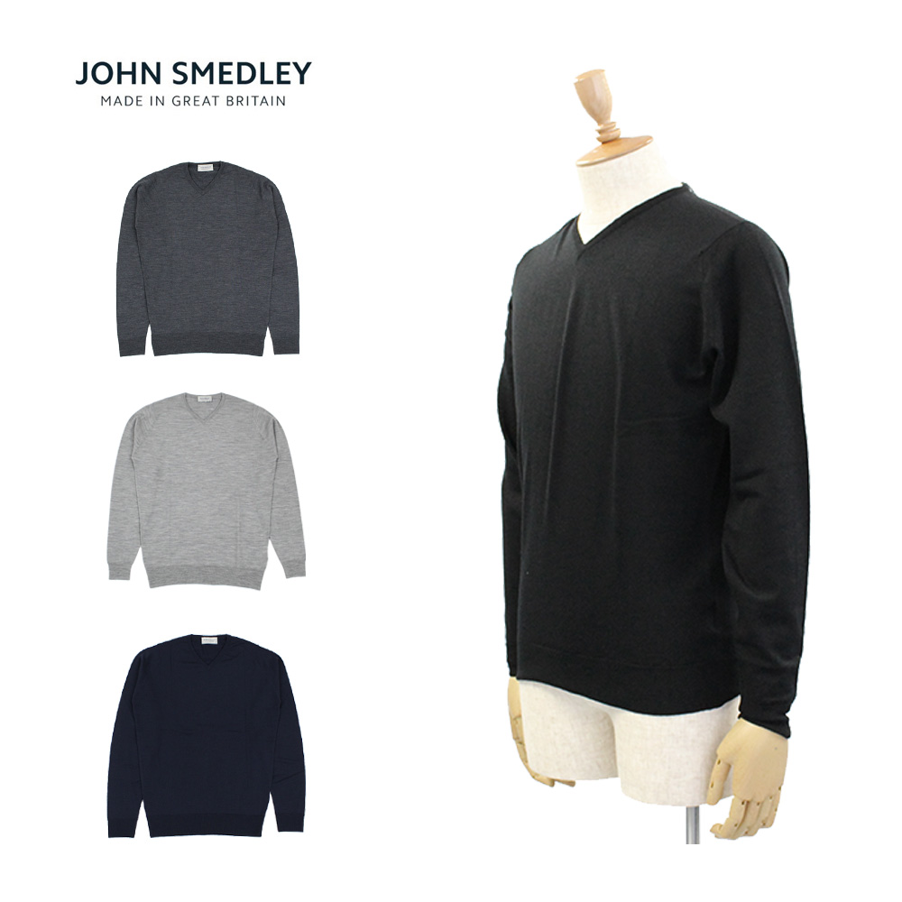 JOHN SMEDLEY ジョン スメドレー ジョンスメドレー SHIPTON シプトン 30ゲージ スタンダードフィット ニット メンズ 母の日