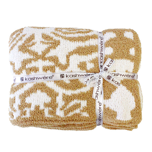 Kashwere kashwere カシウエア DAMASK BLANKET ダマスカス Kashwere kashwere カシウエア DAMASK BLANKET ダマスカス