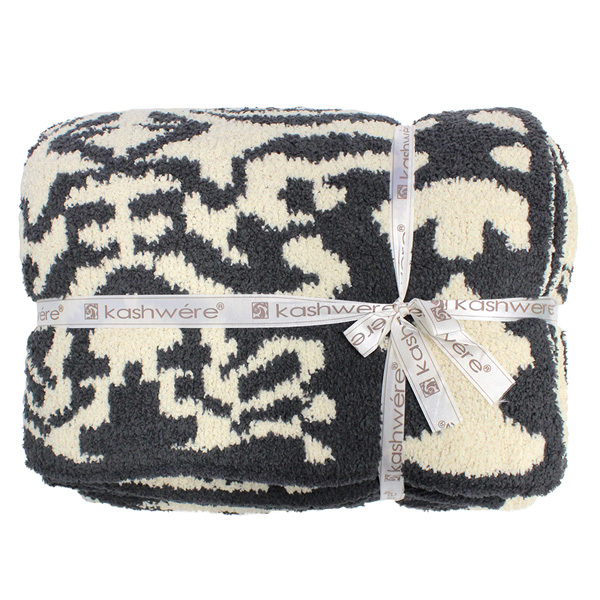 Kashwere kashwere カシウエア DAMASK BLANKET ダマスカス