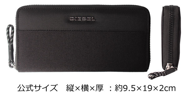 財布 ファスナー レザー ブラック 銭入れ 札 ジップ 長財布　DIESEL x07753-p2676-sp--1.jpg