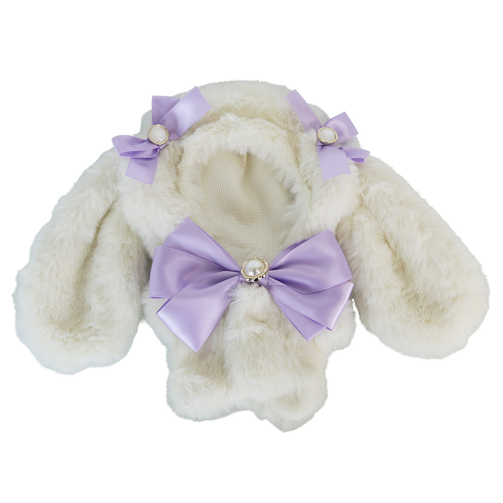 うさみみ ぬいふく ぬい服 お着替え ファー 【うさみみ】ぬいぐるみ