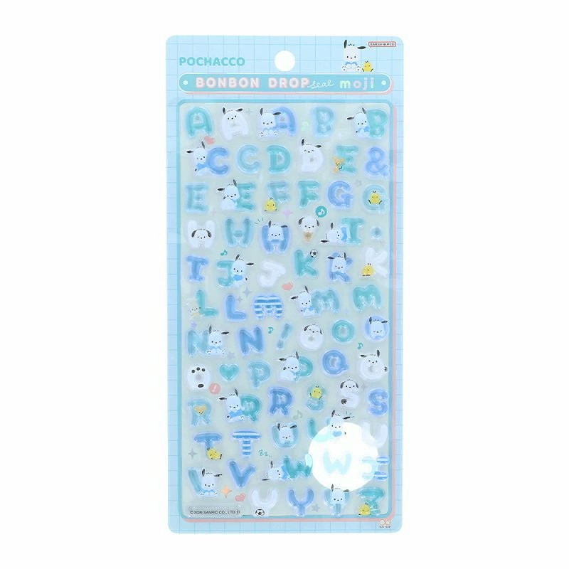 サンスター文具 ボンボンドロップシール もじ サンリオ 文字