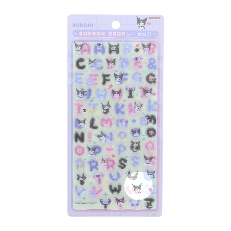 サンスター文具 ボンボンドロップシール もじ サンリオ 文字