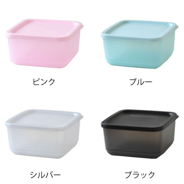 タッパーウェア キュービックス スクエア 650ml 保存容器 密封 タッパー 弁当箱 10年保証 Tupperware 食洗機OK スタッキング  コンパクト BPAフリー プラスチック