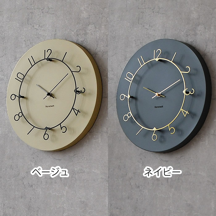 INTERFORM（インターフォルム） 掛け時計 ウォール クロック Luu ルウ