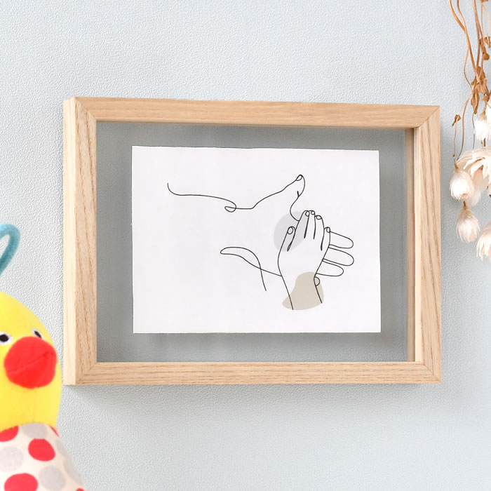 フォトフレーム 写真立て おしゃれ フローティングフレーム A6サイズ