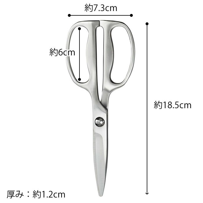 キッチンバサミ 貝印 分解して洗える オールステンレス 調理ハサミ