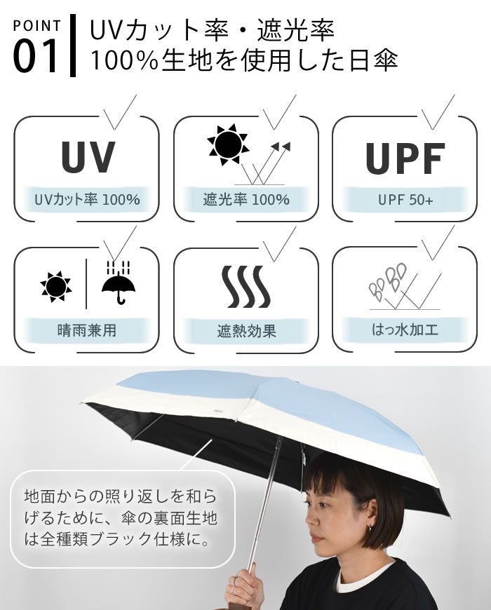 yumeさま専用　リピート割引 nifty colors ニフティーカラーズ 傘 日傘 ソラニ 遮光 100
