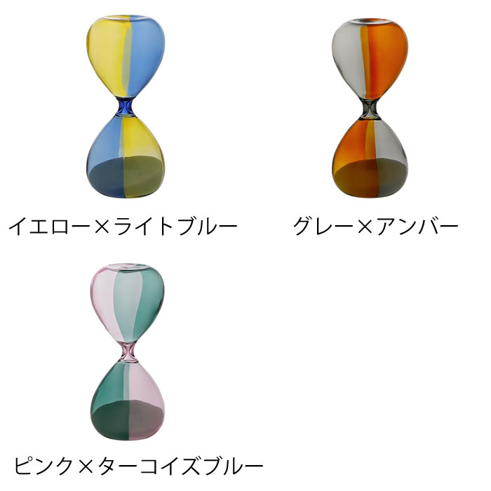 HIGHTIDE 砂時計 5分 砂時計S(バイカラー) インテリア 雑貨 時間
