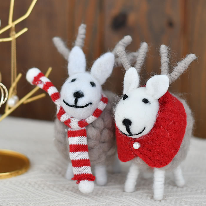 MARK'S（マークス） モコモコアニマル・コドモ 北欧 ヒツジ トナカイ