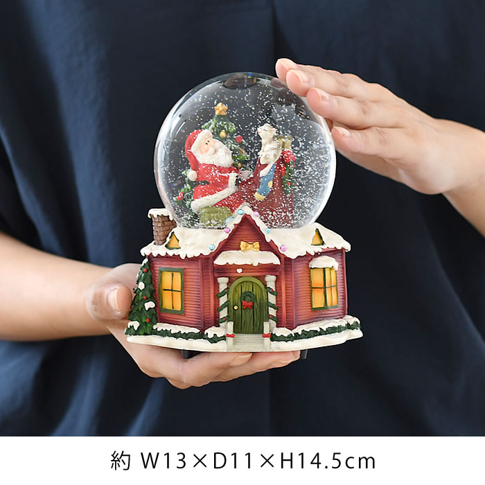 MARK'S スノードーム オルゴール クリスマス オーナメント インテリア