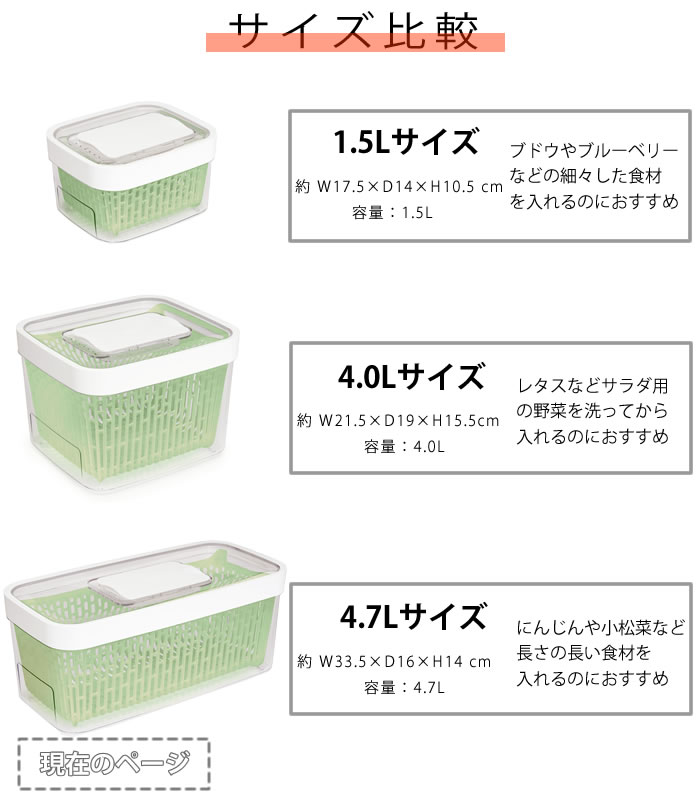 OXO（オクソー） 保存容器 プラスチック 四角 グリーンセーバー フード