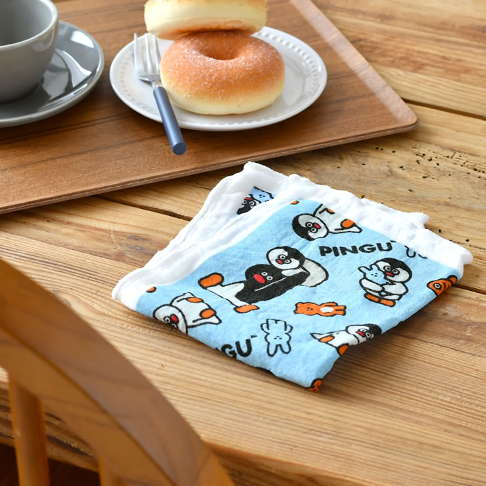 ふきん 食器拭き PINGU かやのふきん キッチンタオル 蚊帳ふきん 松本