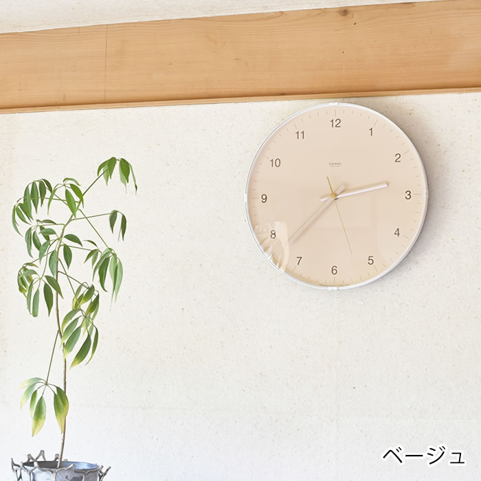 Lemnos（レムノス） 掛け時計 おしゃれ Biome clock バイオーム