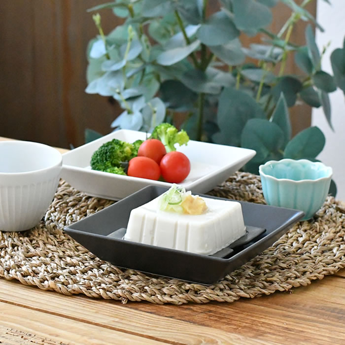 かもしか道具店 器 おしゃれ 冷奴の鉢 和食器 白 モダン 食洗機使用可