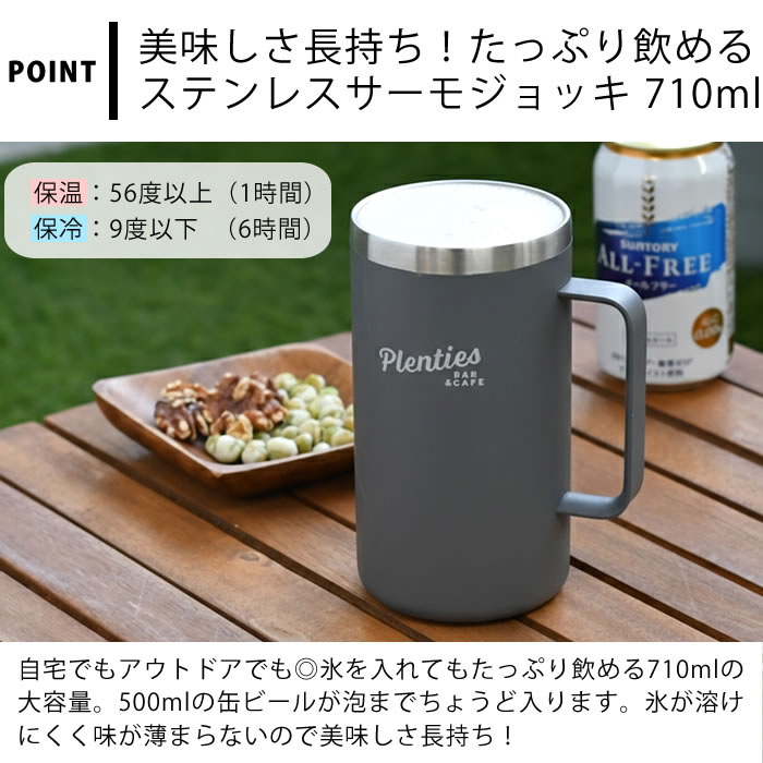 サブヒロモリ グラス タンブラー ジョッキ 大容量 プレンティーズ