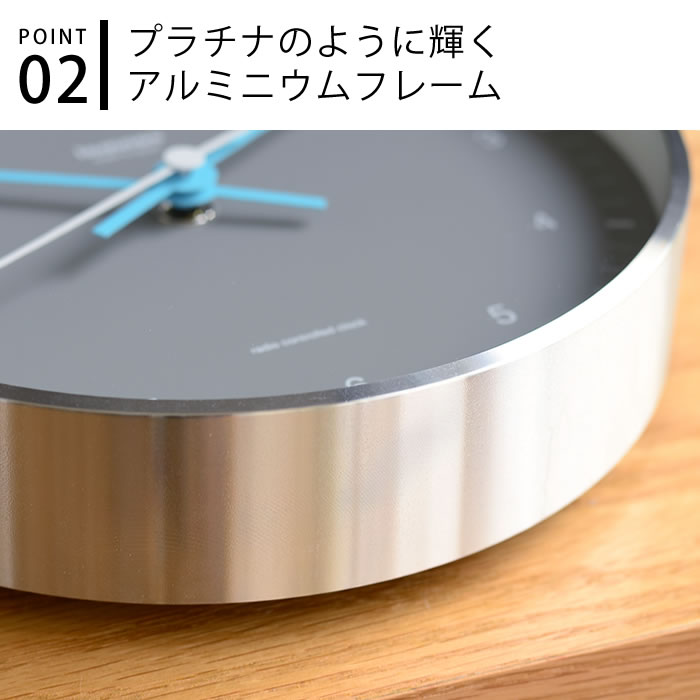 Lemnos 電波時計 掛け時計 MIZUIRO ミズイロ LC07-06 森 豊史