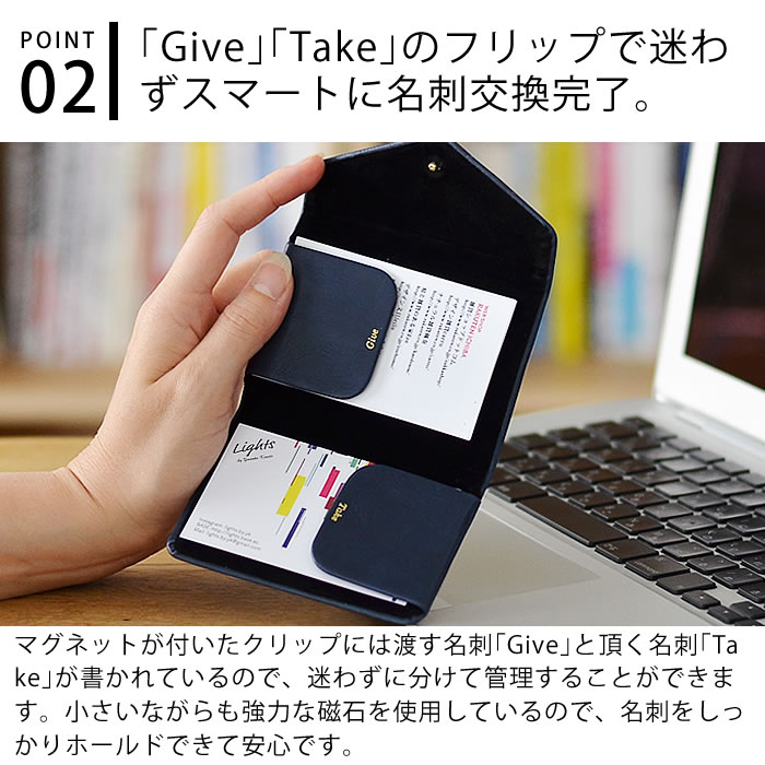 HIGHTIDE ダブルフラップカードホルダー 名刺入れ カードケース