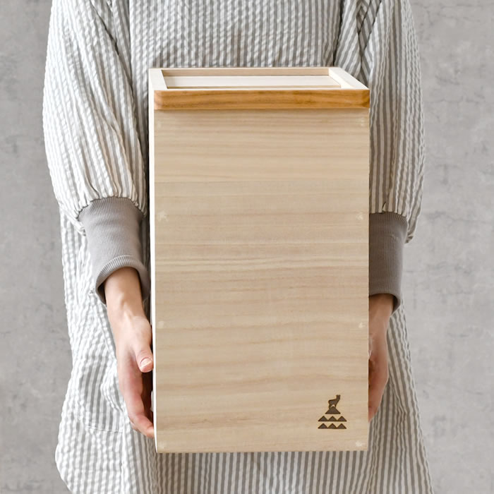 桐 米びつ ライスストッカー　10kg 伊吹物産 技物専科 image.jpg