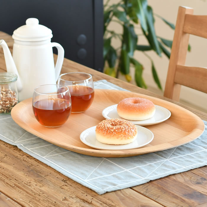 KINTO（キントー） トレイ 木製 UNITEA ノンスリップ トレイ 450×355mm