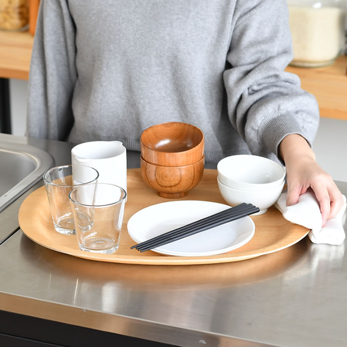 KINTO（キントー） トレイ 木製 UNITEA ノンスリップ トレイ 450×355mm