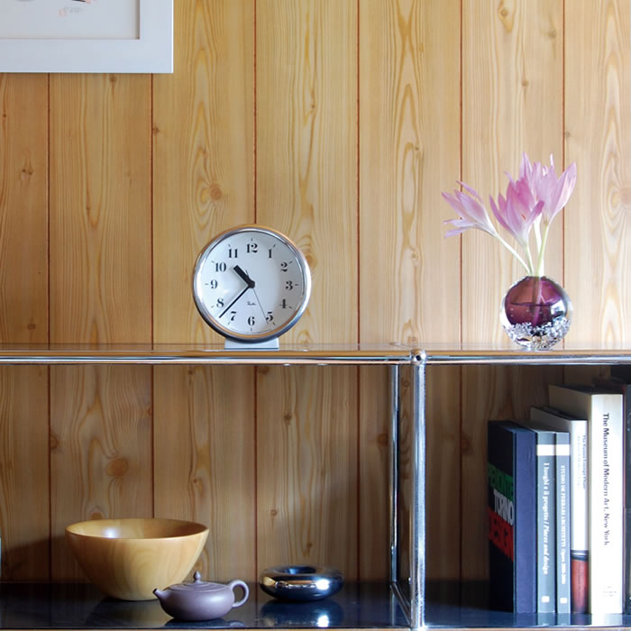 Lemnos（レムノス） リキ アルミニウム クロック 掛け時計 置き時計