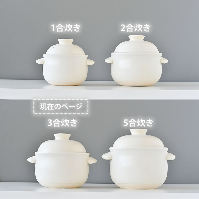 たいせい窯 ごはん鍋 3合 ご飯 土鍋 萬古焼 炊飯 鍋 日本製 3合炊き