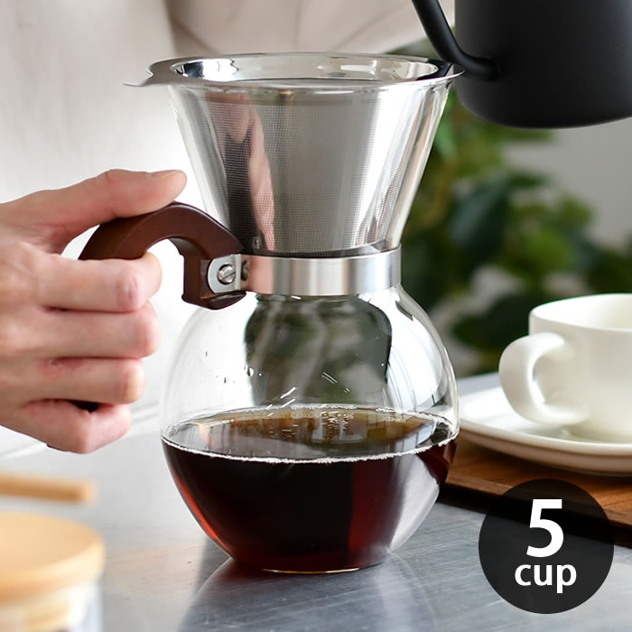 ロクサン 63 コーヒーメーカー 5cup コーヒードリッパー ペーパーレス