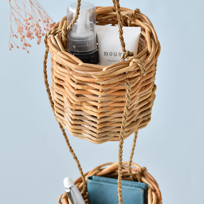 Creer カゴ 収納 クレエ アラログ つり下げかご 観葉植物 バスケット