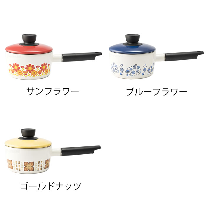 富士ホーロー ホーロー 鍋 メモリーズ 16cm ソースパン ホーロー鍋