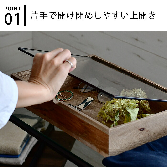 DETAIL（ディテール） ディスプレイ ケース ショーケース レクタングル