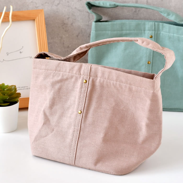 保冷保温　お弁当袋　ハンドメイド　ランチバッグ　(H10) ランチバッグ 保冷 サブヒロモリ はるひらり 保冷ワンハンドルトート