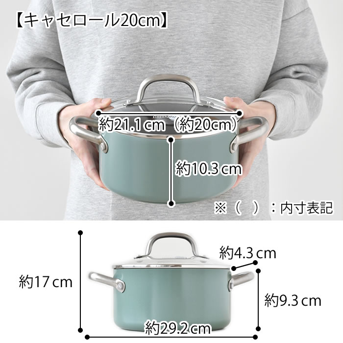 GREENPAN マルチフードクッカー 16.5cm ガラス蓋付き