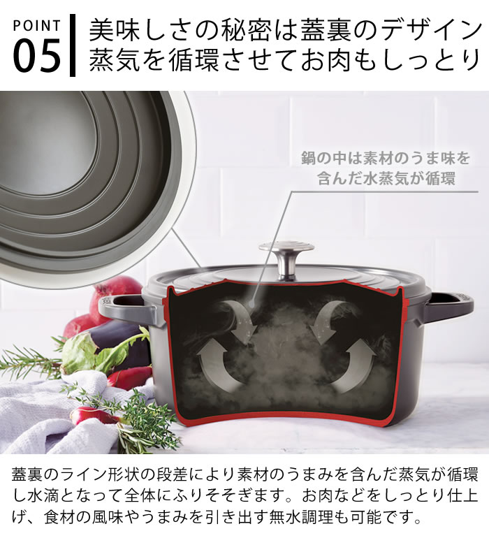 GREEN PAN（グリーンパン） 両手鍋 22cm GREENPAN ココットラウンド