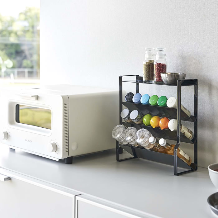 tower 調味料 収納 スリムスパイスラック タワー 4段 調味料ラック