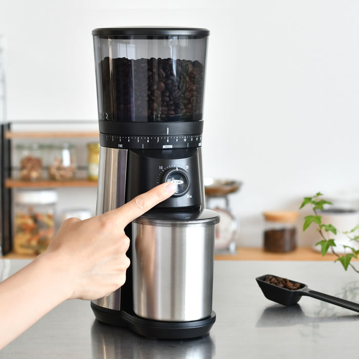 OXO オクソー タイマー式コーヒーグラインダー コーヒーミル 電動 