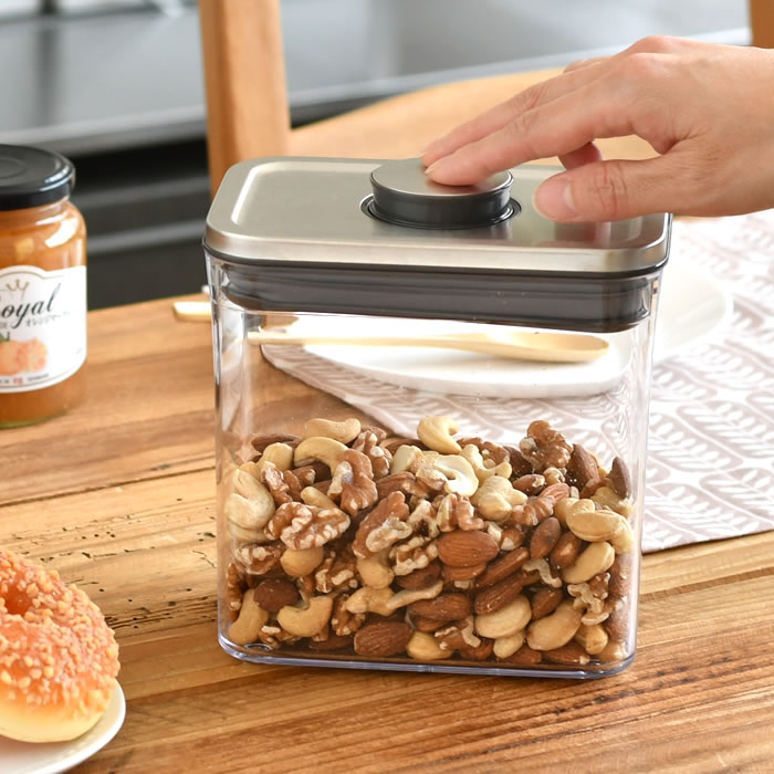 OXO（オクソー） 保存容器 密閉 ステンレスポップコンテナ