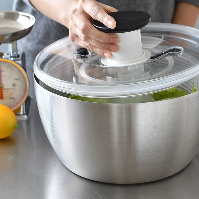 OXO（キッチン用品） サラダ 水切り ステンレスサラダスピナー