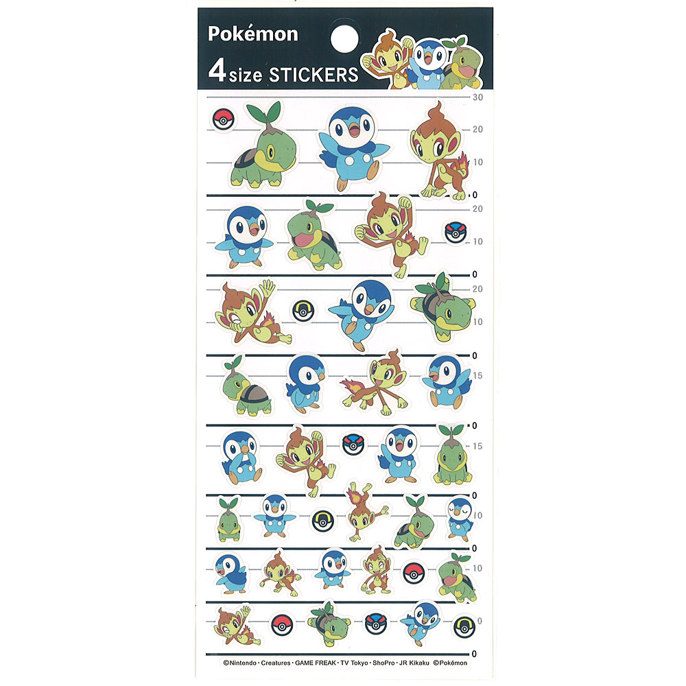 カミオジャパン ポケモン 4サイズステッカー : 雑貨天国 - 通販