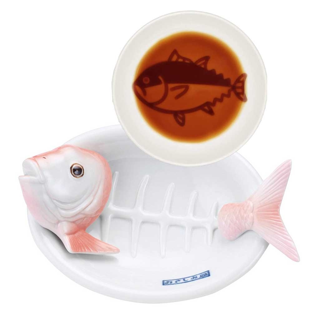 鯛のお刺身皿と鮪の醤油皿セット おもしろ雑貨 刺身 皿 刺身醤油皿 小皿 醤油皿 豆皿 晩酌 Fn 雑貨屋フリー 通販 Yahoo ショッピング