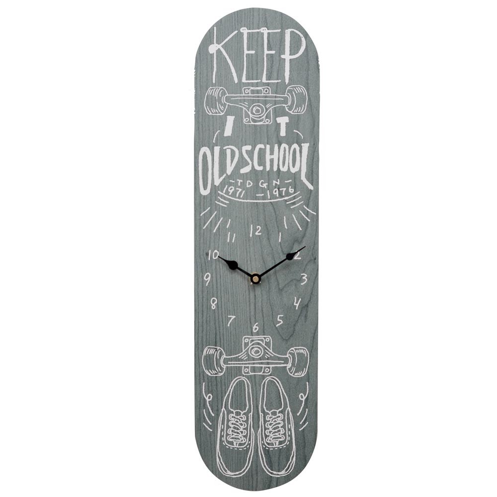 あすつく オールドルッククロック スケートボード ブルー 掛け時計 アンティ ク 時計 レトロ おしゃれ アメリカン雑貨 スケボー Key Ollcskbl 雑貨屋フリー 通販 Yahoo ショッピング